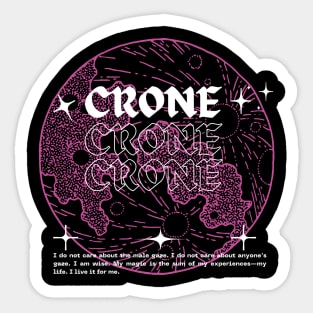 Crone Sticker